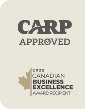 CARP Approved Canadian Business Excellence Award 2025